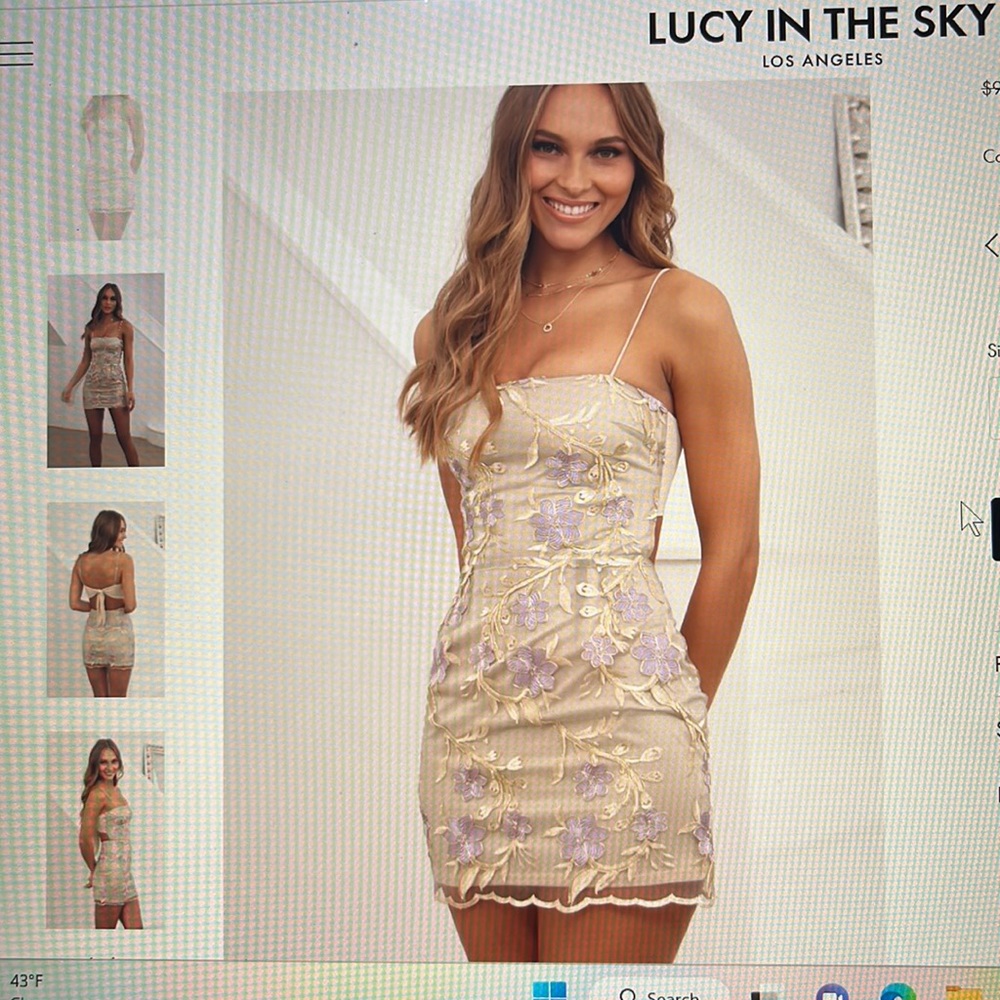 Purple flower dress